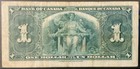 1937 Canada Paper Money - One Dollar U n Banknote 