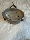 Vintage Old Pal Oval Galvanized Minnow Bucket With Strap