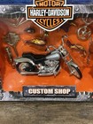 Vintage Metal Maxx Harley Davidson Custom Shop Fxst Softail 1 20 Nib Box Damage