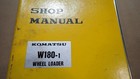 Komatsu W180-1 Wheel Loader Shop Manual