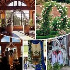 7 8ft Arch Metal Garden Wedding Arch Garden Arbor Trellis For Climbing Plants