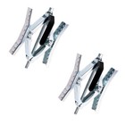 2 Trailer Camper Rv X-chock Wheel Stabilizer 1 Ratchet Handle Tire Locking Chock
