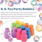 U  S  Toy Neon Party Bubbles  Bubbles For Kids W wands And Bottles To Blow Bubbl