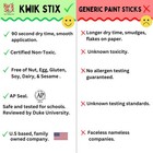 The Pencil Grip Kwik Stix Neon Solid Tempera Paint  6 Count  pack Of 1   Neon 