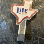 Miller Lite Beer Texas-shaped Tap Handle Tap Knob Handle Breweriana
