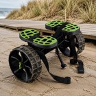 Boat Trolley Multi-surface Wheels Watercraft Trolley Robust Duty For Outdoor