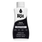 Rit Dye 88150 All Purpose Liquid Dye  Black  8 Fl Oz  pack Of 2 
