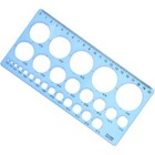 Multi-function Plastic Circle Stencil Template Drawing   Drafting Tools New