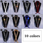 Lady Rhinestone Necktie Tie Glitter Belt Waistband Nightclub Bar Accessories