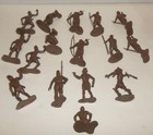 Vintage 1950 s Marx Jungle Play Set African Natives Lot Of 16  Authentic
