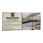 Member s Mark 10  Cabana Market Umbrella With Sunbrella Fabric  relate Harbor 