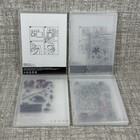 Lot Of 4 Stampin  Up  Assorted Photopolymer Stamp Sets Retired 
