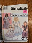 Lot Of 2 Simplicity Daisy Kingdom Patterns 7009 7698 Size 5-8 Dress Romper Doll