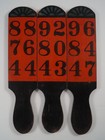 3 Antique Wooden Carnival Circus Game Wheel Betting Paddles Casino Gambling  2