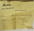 Edwardian Baby Dress C 1910 W  Family Note Provenance Louise Vanderhoof Lace