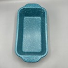 Pioneer Woman Nonstick Loaf Pan Teal   speckled Teal 5x9    Granite-wear Style    