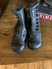 Antique Edwardian Child   s High Top Shoes Boots Leather Peters Diamond Brand