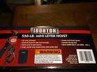 Ironton 57095 550lb Mini Lever Hoist-new