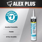 Dap Alex Plus 10 1oz Clear Caulk     Acrylic Latex Plus Silicone  Flexible - New