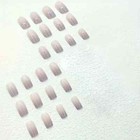 24 Pcs Square Press On Nails Medium Fake Nails Glossy Acrylic Nails