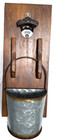 Bottle Opener Mounted With Bucket To Catch The Lids One Of A Kind Show Piece New