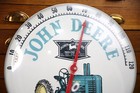 Vintage John Deere Thermometer Tractor Farm Sign Antique Advertising Model A