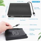 External Cd dvd Drive Usb 3 0 Player Reader Laptop Windows Xp Vista 7 8 10