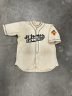 1930s Vintage St  James P r c u  1054 Baseball  Wool Jersey Lewicki Druggists