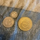 Costa Rica  1999 100 Colones  1951 5 Centimos  1937 25 Centimos- 3 Coins