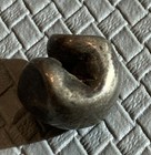 1851-1868 Thailand 1 Baht Bullet Money Silver Coin Ram Iv  15 1g