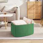 75l Large Blanket Basket  Woven Cotton Rope Baskets For Organizing 22   x17   x12     