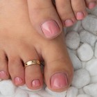 Gold Woman s Dolphin Motif Toe Ring