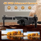 2024 New Rc Drone With 4k Hd Dual Camera Wifi Fpv Foldable Quadcopter  4 Battery