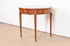 Baker Furniture Federal Inlaid Mahogany Tea Table Or Occasional Side Table