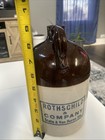 Rothschild   Company Antique Moonshine Stoneware Liquor Jug 1 Gallon Chicago