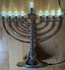 Rite Lite Electric Menorah Led Silvertone  hanukkah Chanukah  Judaism  Jrn-200 