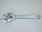 Vintage Proto 708-l Patented Clik-stop 8  Adjustable Wrench  Mfd  U s a 