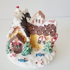Christmas Candle-lite Gingerbread House Euc
