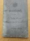Ww1 Wwi Era Imperial German Wehrpass Military Id Book