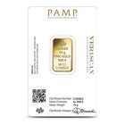 10 Gram Pamp Suisse Fortuna Veriscan Gold Bar  new W  Assay 