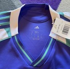 Adidas Mls Seattle Sounders Authentic Blue 3rd Orca Soccer Jersey Men   s Large