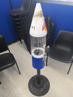 Lypc Mighty Mite Rocket Gumball Machine With Stand No Keys