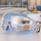 Anti-fog Safety Goggles Over Glasses Eye Protection Dust Wind For Work Cycling