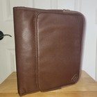 Tech Gear 10x11 Brown Leather Style Folder Work Case  2015 Style  79749