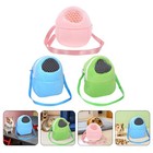  3pcs Hamster Travel Backpack Carrier  Breathable Pet Carrying Bag For Small