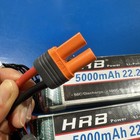 2pcs Used Hrb 6s 22 2v 5000mah 50c Rc Lipo Battery With Ic5 Drone Quadcopter