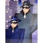 Signed Robin Morris Print    the Gangsters    Framed Artist Proof  29 5  X 21 