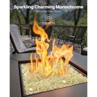 Uimoso 10 Lbs Gold 1 2-inch Fire Pit Glass Rocks For Fireplace Table