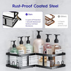 Shower Caddy Corner No Drilling-adhesive  Shower Shelves-rustproof