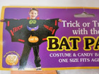Bat Pack Costume   Candy Bag All In One New Age 6-12  Feed Me Slot Carries Candy
